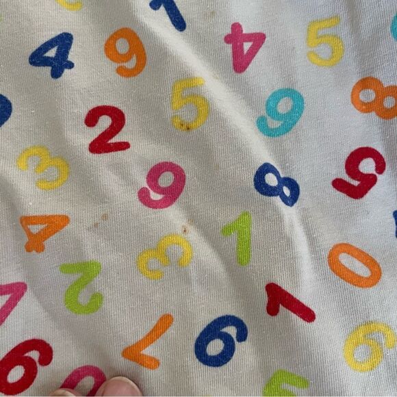 Handmade Girls Colorful Numbers Play Dress/ Tunic  with Pockets Size 4-6 - Picture 7 of 11